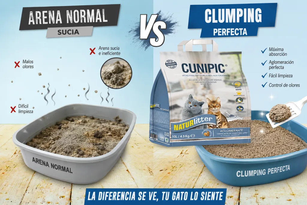 arena naturlitter clumping de cunipic y eRA