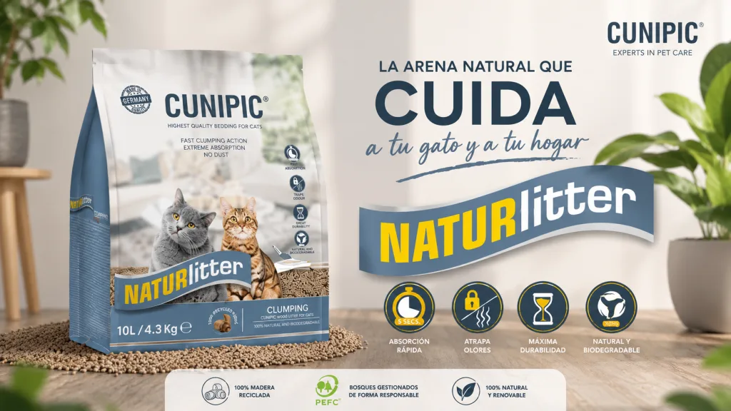 arena naturlitter clumping de cunipic y eRA